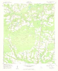 preview thumbnail of historical topo map of Tattnall County, GA in 1958