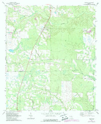 Download a high-resolution, GPS-compatible USGS topo map for Denton, GA (1988 edition)