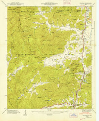 Download a high-resolution, GPS-compatible USGS topo map for Dillard, GA (1947 edition)