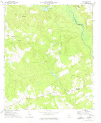 preview thumbnail of historical topo map of Washington County, GA in 1972