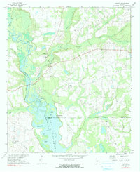 preview thumbnail of historical topo map of Dooly County, GA in 1972