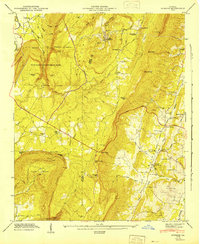 preview thumbnail of historical topo map of Walker County, GA in 1947