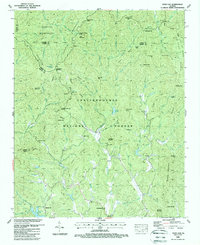 Download a high-resolution, GPS-compatible USGS topo map for Dyer Gap, GA (1988 edition)