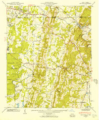 Download a high-resolution, GPS-compatible USGS topo map for East Ridge, GA (1957 edition)