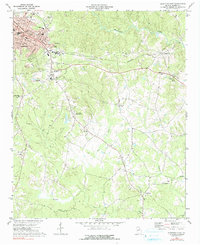 Download a high-resolution, GPS-compatible USGS topo map for Elberton East, GA (1991 edition)