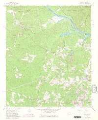 1964 Map of Evans, 1980 Print