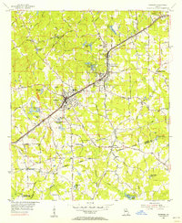 Download a high-resolution, GPS-compatible USGS topo map for Fairburn, GA (1956 edition)
