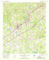 Download a high-resolution, GPS-compatible USGS topo map for Fairburn, GA (1969 edition)