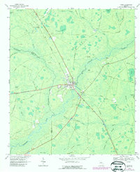 Download a high-resolution, GPS-compatible USGS topo map for Fargo, GA (1987 edition)