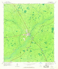 Download a high-resolution, GPS-compatible USGS topo map for Fargo, GA (1969 edition)