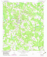 Download a high-resolution, GPS-compatible USGS topo map for Fayetteville, GA (1983 edition)