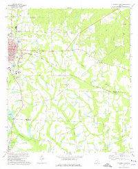 Download a high-resolution, GPS-compatible USGS topo map for Fitzgerald East, GA (1976 edition)