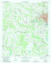 Download a high-resolution, GPS-compatible USGS topo map for Fitzgerald West, GA (1987 edition)