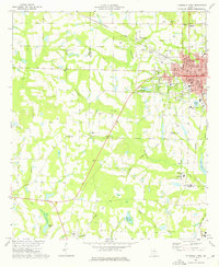 Download a high-resolution, GPS-compatible USGS topo map for Fitzgerald West, GA (1976 edition)