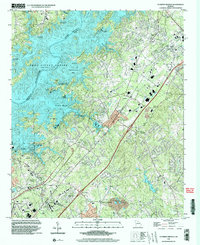 Download a high-resolution, GPS-compatible USGS topo map for Flowery Branch, GA (2003 edition)