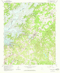 Download a high-resolution, GPS-compatible USGS topo map for Flowery Branch, GA (1972 edition)