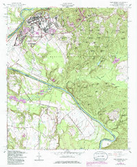 Download a high-resolution, GPS-compatible USGS topo map for Fort Benning, GA (1986 edition)