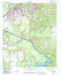 Download a high-resolution, GPS-compatible USGS topo map for Fort Benning, GA (1993 edition)