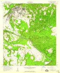 Download a high-resolution, GPS-compatible USGS topo map for Fort Benning, GA (1959 edition)