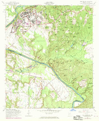 Download a high-resolution, GPS-compatible USGS topo map for Fort Benning, GA (1970 edition)