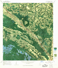 Download a high-resolution, GPS-compatible USGS topo map for Fort Mudge, GA (1968 edition)