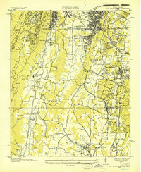 preview thumbnail of historical topo map of Fort Oglethorpe, GA in 1936