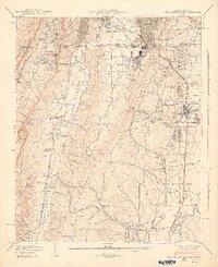 preview thumbnail of historical topo map of Fort Oglethorpe, GA in 1942