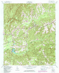 Download a high-resolution, GPS-compatible USGS topo map for Geneva, GA (1988 edition)