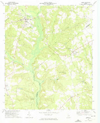 Download a high-resolution, GPS-compatible USGS topo map for Gibson, GA (1974 edition)