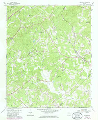Download a high-resolution, GPS-compatible USGS topo map for Gillsville, GA (1985 edition)