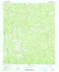 Download a high-resolution, GPS-compatible USGS topo map for Glenn, GA (1991 edition)