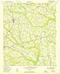 preview thumbnail of historical topo map of Gough, GA in 1950