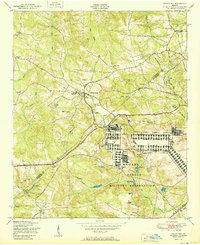Download a high-resolution, GPS-compatible USGS topo map for Grovetown, GA (1950 edition)