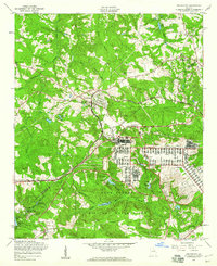 Download a high-resolution, GPS-compatible USGS topo map for Grovetown, GA (1980 edition)
