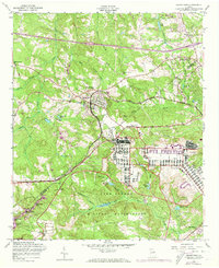 Download a high-resolution, GPS-compatible USGS topo map for Grovetown, GA (1973 edition)