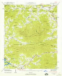 preview thumbnail of historical topo map of Union County, GA in 1941