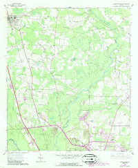 Download a high-resolution, GPS-compatible USGS topo map for Hahira East, GA (1988 edition)