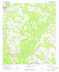 Download a high-resolution, GPS-compatible USGS topo map for Hahira East, GA (1977 edition)