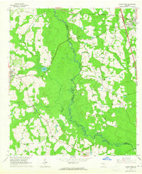 preview thumbnail of historical topo map of Brooks County, GA in 1961