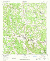 preview thumbnail of historical topo map of Harlem, GA in 1948