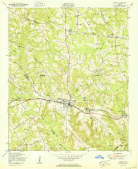 1950 Map of Harlem, GA