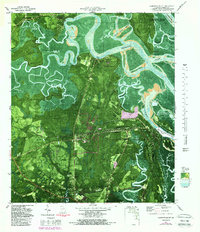 Download a high-resolution, GPS-compatible USGS topo map for Harrietts Bluff, GA (1988 edition)