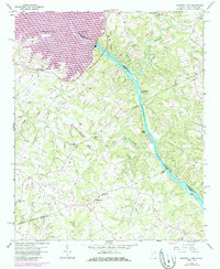 Download a high-resolution, GPS-compatible USGS topo map for Hartwell Dam, GA (1986 edition)