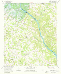Download a high-resolution, GPS-compatible USGS topo map for Hartwell Dam, GA (1972 edition)
