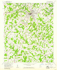 Download a high-resolution, GPS-compatible USGS topo map for Hartwell, GA (1961 edition)