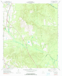 preview thumbnail of historical topo map of Houston County, GA in 1973