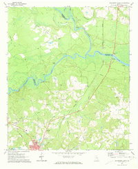Download a high-resolution, GPS-compatible USGS topo map for Hazlehurst North, GA (1974 edition)