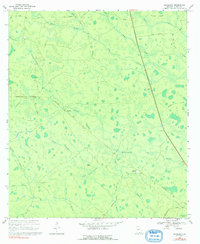 preview thumbnail of historical topo map of Clinch County, GA in 1968