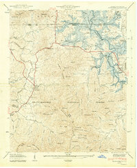 Download a high-resolution, GPS-compatible USGS topo map for Hiawassee, GA (1942 edition)