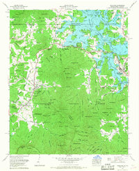 Download a high-resolution, GPS-compatible USGS topo map for Hiawassee, GA (1968 edition)